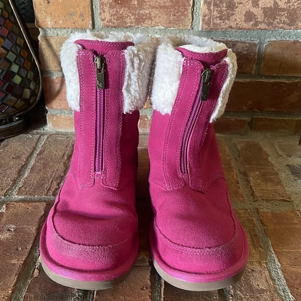 Koolaburra by Ugg Lytta Raspberry Rose Front Zipper Boots